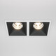 LED Луна за вграждане Alfa LED DL043-02-15W3K-D-SQ-WB Maytoni 2x15W 3000K | Osvetlenieto.bg