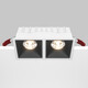 LED Луна за вграждане Alfa LED DL043-02-15W3K-D-SQ-WB Maytoni 2x15W 3000K | Osvetlenieto.bg