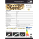 LED лента 9.6W 24V 4000К бяла светлина SMD2835 - 120 светодиода | Osvetlenieto.bg