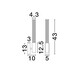LED Аплик за баня ALTO 9236416 NovaLuce 8W 3000K | Osvetlenieto.bg
