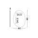 LED Огледало LORIN 9006116 NovaLuce 37W 3000K Touch Switch On/Off | Osvetlenieto.bg