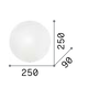 Плафон SIMPLY PL1 007960 Ideal Lux 1xE27 | Osvetlenieto.bg