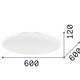 Плафон SMARTIES PL3 D60 032023 Ideal Lux 3xE27 | Osvetlenieto.bg