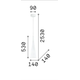 Полилей MILK SP1 026787 Ideal Lux 1xE27 | Osvetlenieto.bg