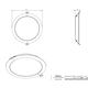 LED луна Radium Essence 22W 2420lm 4000K IP54 | Osvetlenieto.bg