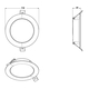 LED луна Radium Essence 7.5W 760lm 3000K  IP54 | Osvetlenieto.bg