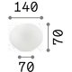 Настолна лампа SMARTIES TL1 D14 032078 Ideal Lux 1xG9 | Osvetlenieto.bg