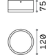 Фасаден аплик URANO PL1 SMALL ANTRACITE 168111 Ideal Lux 1xGX53 IP44 | Osvetlenieto.bg