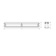 LED Луна за вграждане LIKA FI TRIM WALLWASHER 21W 3000K BIANCO 367330 Ideal Lux | Osvetlenieto.bg