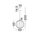 LED Полилей BREA 9365014 NovaLuce 41W CCT 2700K-4000K Triac Dimmable | Osvetlenieto.bg
