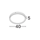 LED Плафон CANTRIA 9695236 NovaLuce 31W 3000K Triac Dimmable | Osvetlenieto.bg