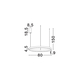 LED Полилей ELOWEN 9345665 NovaLuce 77W 3000K Triac Dimmable | Osvetlenieto.bg