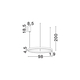 LED Полилей ELOWEN 9345667 NovaLuce 106W 3000K Triac Dimmable | Osvetlenieto.bg