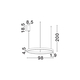 LED Полилей ELOWEN 9345669 NovaLuce 106W 3000K Triac Dimmable | Osvetlenieto.bg