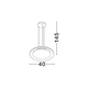 LED Полилей EPOS 9345708 NovaLuce 24W CCT 2700K-4000K Triac Dimmable | Osvetlenieto.bg