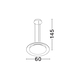 LED Полилей EPOS 9345710 NovaLuce 38W CCT 2700K-4000K Triac Dimmable | Osvetlenieto.bg