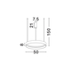 LED Полилей LUMIA 9695197 NovaLuce 39W CCT 2700K-4000K Triac Dimmable | Osvetlenieto.bg