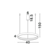 LED Полилей PERRINE 9345647 NovaLuce 22W 3000K Triac Dimmable | Osvetlenieto.bg