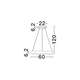 LED Полилей RANDO SMART 9853044 NovaLuce 50W CCT 3000K-4000K | Osvetlenieto.bg