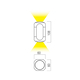 LED Аплик Crisp 01-4477 Redo 7.5W 2700K Triac Dimmable | Osvetlenieto.bg