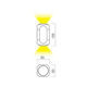 LED Аплик Crisp 01-4479 Redo 7.5W 2700K Triac Dimmable | Osvetlenieto.bg