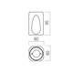 LED Луна за открит монтаж Crisp 01-4484 Redo 10.5W CCT 2700K-3000K Triac Dimmable | Osvetlenieto.bg