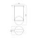 LED Полилей Atlas 01-4372 Redo 34W 2700K Triac Dimmable | Osvetlenieto.bg