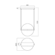 LED Полилей Atlas 01-4373 Redo 34W 2700K Triac Dimmable | Osvetlenieto.bg