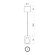 LED Полилей Crisp 01-4494 Redo 10.5W CCT 2700K-3000K Triac Dimmable | Osvetlenieto.bg
