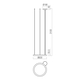 LED Полилей Halley 01-4456 Redo 40W CCT 2700K-4000K Triac Dimmable | Osvetlenieto.bg