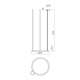 LED Полилей Halley 01-4457 Redo 50W CCT 2700K-4000K Triac Dimmable | Osvetlenieto.bg