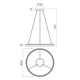 LED Полилей Vance 01-3737 Redo 70W CCT 2700K-5000K | Osvetlenieto.bg
