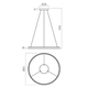 LED Полилей Vance 01-3939 Redo 70W CCT 2700K-5000K | Osvetlenieto.bg