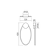 LED Аплик Leo 01-3296 Redo 29W CCT 3000K-4000K | Osvetlenieto.bg