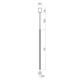 LED Пендел Nikos 01-3861 Redo 8W 3000K | Osvetlenieto.bg