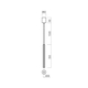 LED Пендел Nikos 01-4186 Redo 8W 2700K | Osvetlenieto.bg