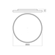 LED Плафон Dama 01-3744 Redo 60W CCT 3000K-4000K-5000K | Osvetlenieto.bg
