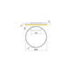 LED Плафон Febe 01-2843 Redo 37W 3000K | Osvetlenieto.bg