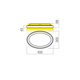 LED Плафон Nobu 01-3804 Redo 40W CCT 3000K-4000K | Osvetlenieto.bg