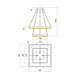 LED Полилей Febe 01-2913 Redo 75W 3000K | Osvetlenieto.bg