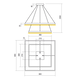 LED Полилей Febe 01-2917 Redo 100W 3000K | Osvetlenieto.bg