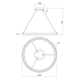 LED Полилей Iconic 01-3916 Redo 60W CCT 3000K-4000K | Osvetlenieto.bg