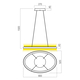 LED Полилей Nobu 01-3812 Redo 80W CCT 3000K-4000K | Osvetlenieto.bg