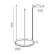 LED Полилей Orion 01-3868 Redo 40W CCT 2700K-3000K-4000K Triac Dimmable | Osvetlenieto.bg