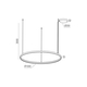 LED Полилей Orion 01-3875 Redo 75W CCT 2700K-3000K-4000K Triac Dimmable | Osvetlenieto.bg