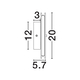 LED Аплик HALLEY 9214261 NovaLuce 7W 3000K | Osvetlenieto.bg