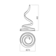 LED Настолна лампа Scroll 01-4278 Redo 19W CCT 3000K-4000K-6000K | Osvetlenieto.bg