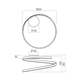 LED Плафон Scroll 01-4012 Redo 38W CCT 3000K-4000K-6000K | Osvetlenieto.bg
