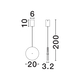 LED Полилей HALLEY 9214258 NovaLuce 7W 3000K | Osvetlenieto.bg