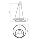 LED Полилей Torsion 01-4361 Redo 40W CCT 2700K-3000K-4000K | Osvetlenieto.bg